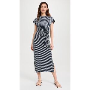 Apiece Apart Women's Vanina Cinched Waist Dress striped, nautical